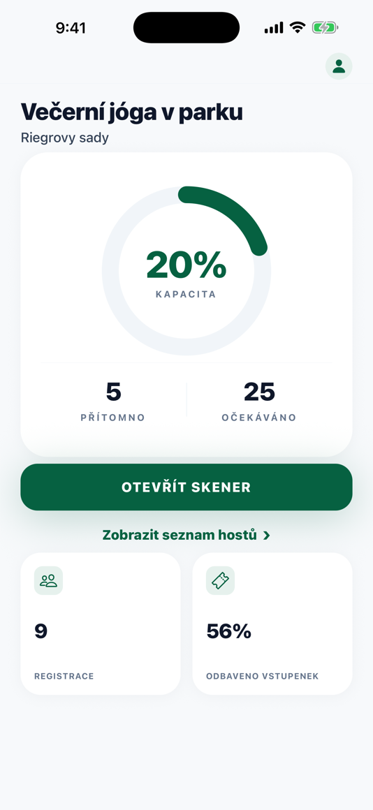McCheck — Detail aktivity